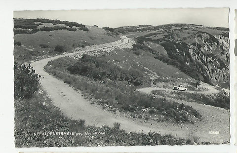 AK Schneealpenstrasse geg. Brandhöhe. (1969)