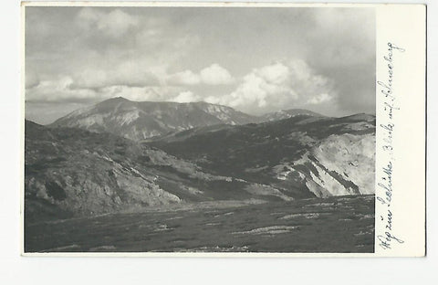Foto Weg zur Seehütte, Blick auf Schneeberg.