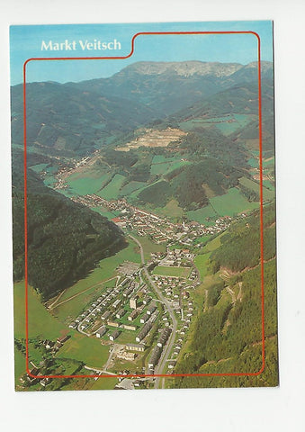 AK Markt Veitsch. (im Hintergrund Magnesitabbau)