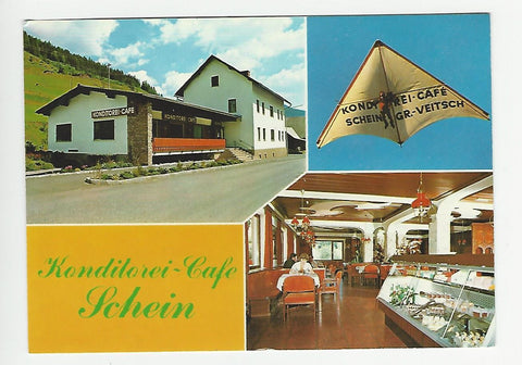 AK Groß Veitsch 168. Konditorei Cafe Karl Schein.