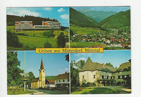 AK Grüsse aus Mitterdorf, Mürztal. (1985)