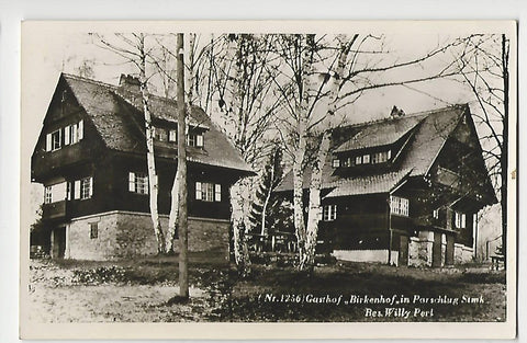 AK Gasthof Birkenhof in Parschlug. Bes. Willy Perl.