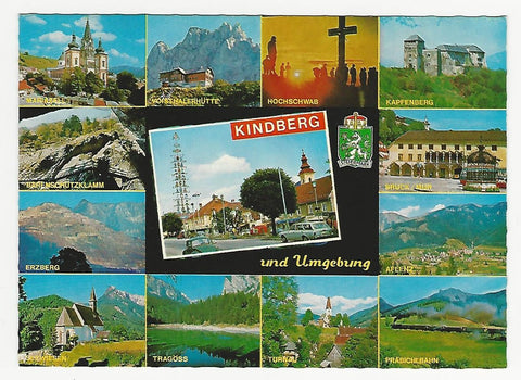 AK Kindberg und seine Umgebung.