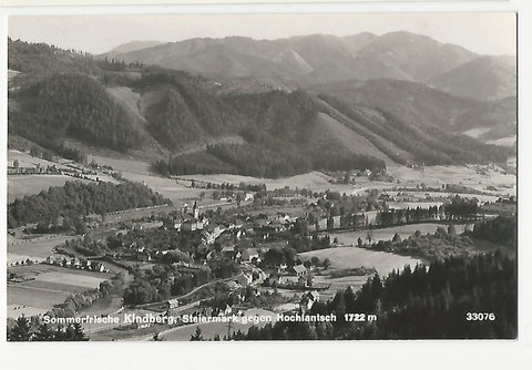 AK Kindberg gegen Hochlantsch. (1941)