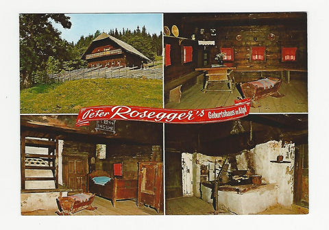 AK Peter Rosegger's Geburtshaus in Alpl.