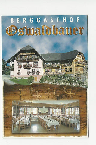 AK Krieglach. Sommerberg 18. Familie Lammer. Berggasthof Oswaldbauer.
