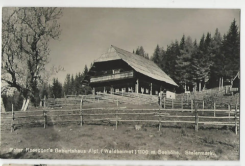 AK Peter Rosegger's Geburtshaus Alpl (Waldheimat).