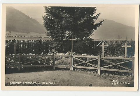 AK Krieglach. Roseggergrab. (1937-38)