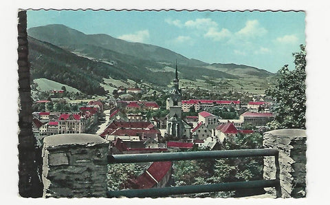 AK Bruck a.d. Mur. Blick vom Schloßberg.