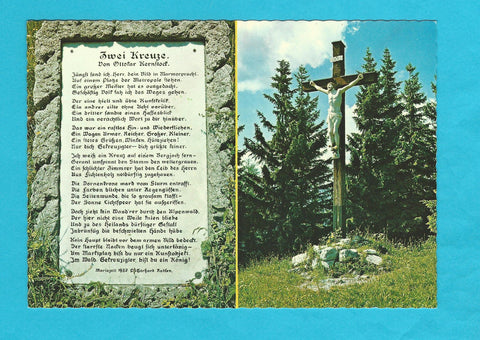 AK Kreuz auf der Bürgeralpe Mariazell.