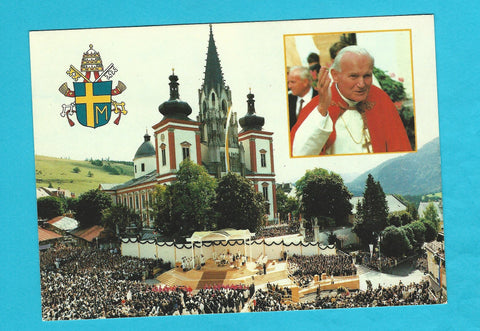 AK Der Heilige Vater Johannes Paul II. am 13 September 1983 in Maria Zell.