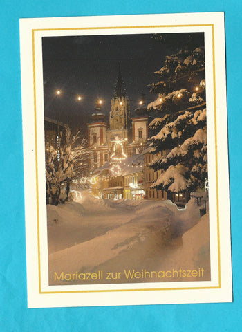 AK Mariazell zur Weihnachtszeit.