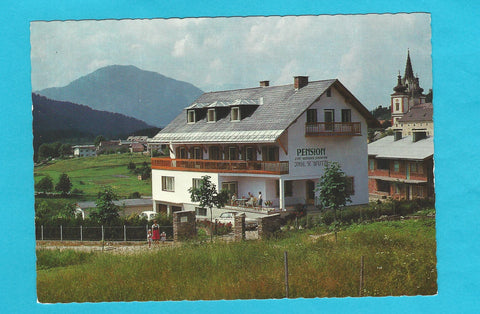 AK Mariazell. Pension zum Erzherzog Johann. Inh.: V. u. K. Wutzl.