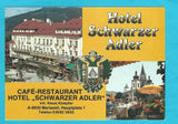 AK Mariazell. Hauptplatz. Cafe Restaurant Hotel Schwarzer Adler. Inh. Klaus Kloepfer.
