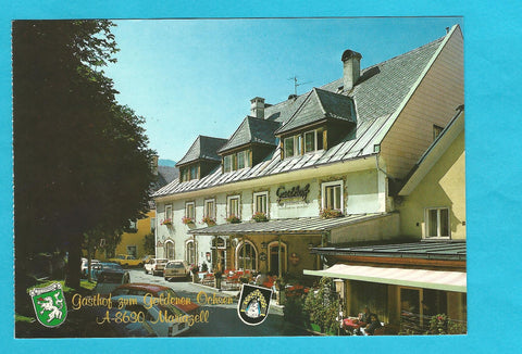 AK Mariazell. Gasthof zum Goldenen Ochsen. Arthur-Krupp-Platz 3.