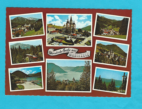 AK Herzliche Grüße aus Mariazell.
