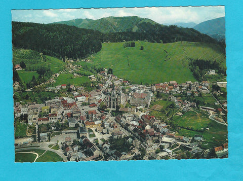 AK Fliegeraufnahme Mariazell.