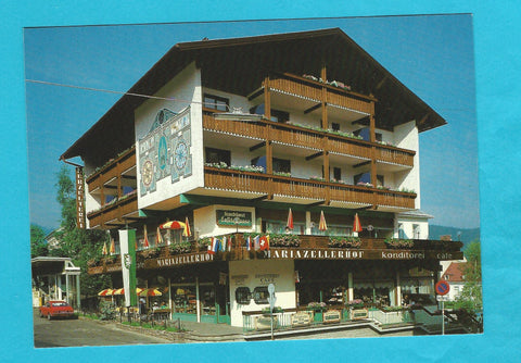 AK Mariazell. Lebzelterei Mariazellerhof. Hotel Konditorei Cafe. Grazerstraße 10.