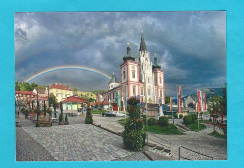 AK Mariazell (mit Regenbogen)