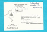 Werbe-AK Mariazell. Gasthof zum Goldenen Stiefel ehem. Wiener Gulaschhütte. Fam. Kerschbaumer. Dr.-Lueger-Gasse 2.