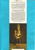 3-teilige Karte Gnadenstatue von Mariazell nach einem Foto von Dr. Josef Kuss.