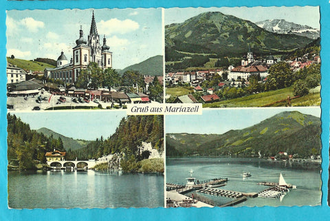 AK Gruß aus Mariazell.