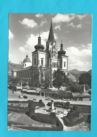 AK Gnadenbasilika Mariazell.