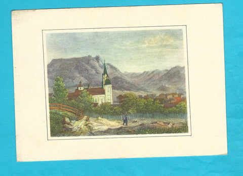 AK Mariazell vor 200 Jahren nach einem alten Stich.