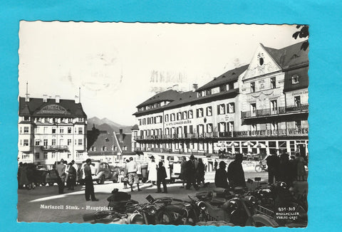 AK Mariazell. Hauptplatz (1954)