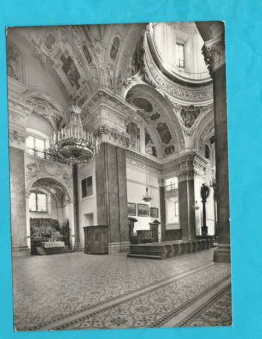 AK Wallfahrtskirche Mariazell. Blick durch die Halle auf den Kuppelraum.