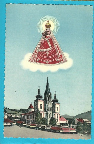 AK Andenken an Mariazell.