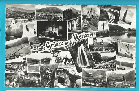 AK Liebe Grüsse aus Mariazell.