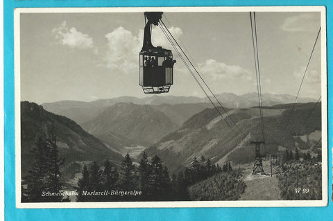 AK Schwebebahn Mariazell - Bürgeralpe.