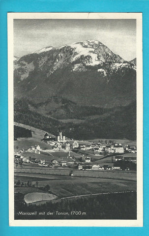 AK Mariazell mit der Tonion. (1949)