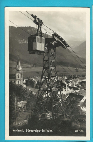 AK Mariazell. Bürgeralpe - Seilbahn. (1950-51)