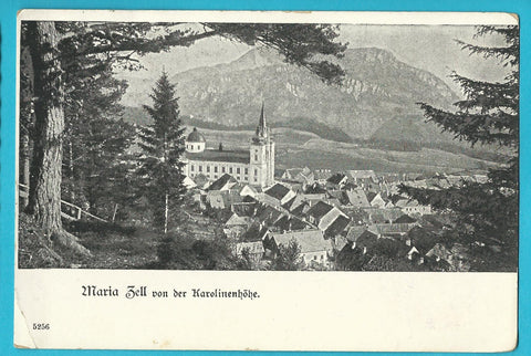 AK Mariazell von der Karolinenhöhe.