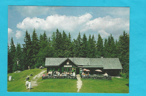AK Mariazell. Edelweißhütte auf der Bürgeralpe.