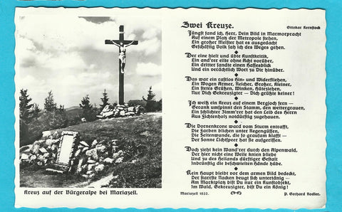 AK Kreuz auf der Bürgeralpe bei Mariazell.