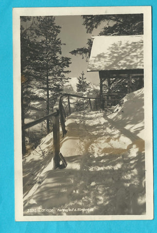 AK Mariazell. Am Weg auf die Bürgeralpe.