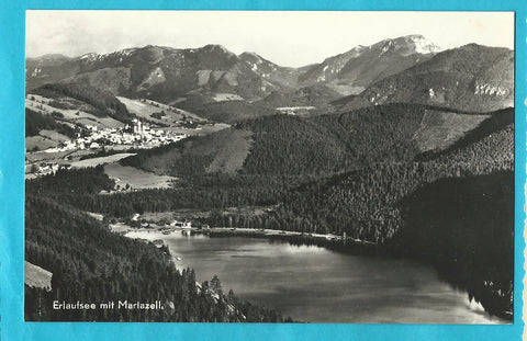 AK Erlaufsee mit Mariazell. (1962)