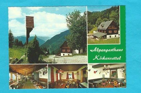 AK Alpengasthaus Köckensattel. Mariazell, St. Sebastian 120. Pächterin, Monika Wohlmuth.
