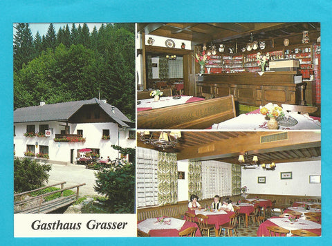 AK St. Marein im Mürztal. Gasthaus Grasser. Graschnitzgraben 11.
