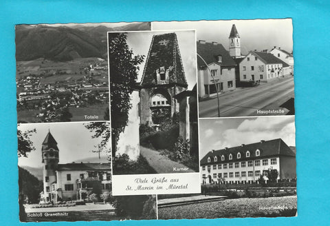 AK Viele Grüße aus St. Marein im Mürztal. (1967)