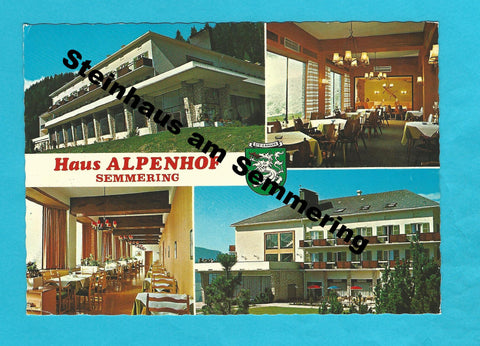 AK Steinhaus am Semmering. Haus Alpenhof.