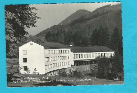 AK Steinhaus am Semmering. Ö.G. B. Haus der Privatangestellten.