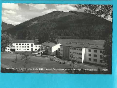 AK Steinhaus am Semmering. Ö.G. B. Haus der Privatangestellten. (1967)