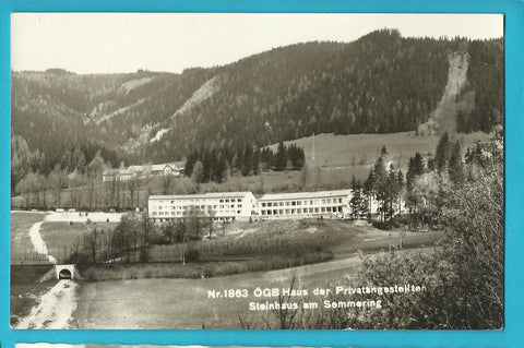 AK Steinhaus am Semmering. Ö.G. B. Haus der Privatangestellten.