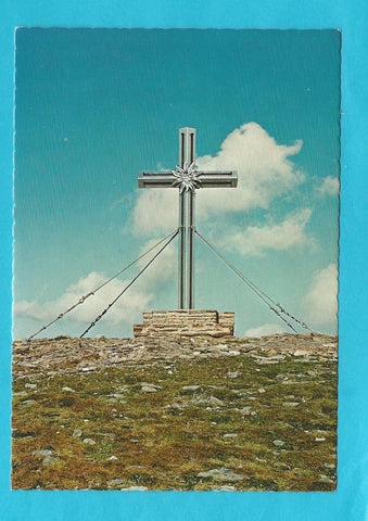 AK Gipfelkreuz am Stuhleck. Steinhaus am Semmering.