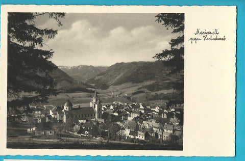 AK Mariazell gegen Hochschwab. (1935)