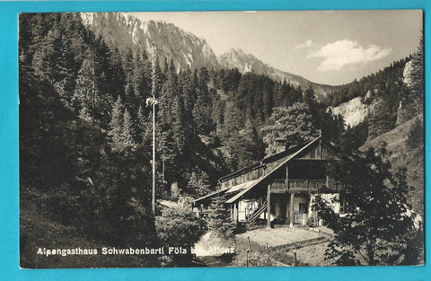 AK Alpengasthaus Schwabenbartl. Fölz bei Aflenz.
